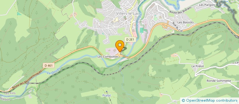 localisation de l'entreprise MADAME GOTTE CHRISTIANE  VILLERS-LE-LAC