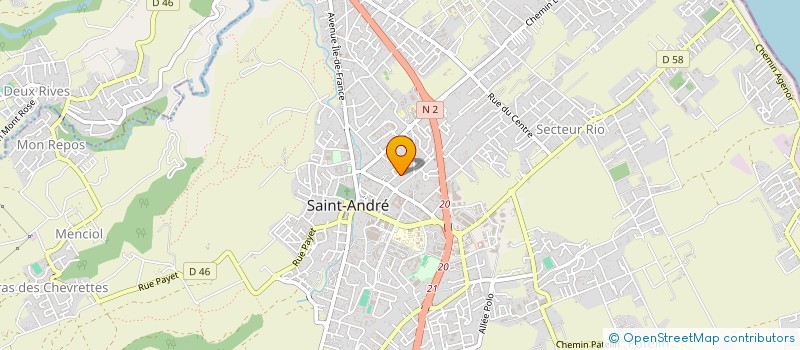 localisation de l'entreprise MADAME GOULROSE ISSOUFALY à SAINT-ANDRE