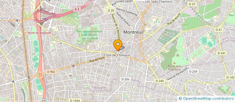 localisation de l'entreprise MADAME GOUNDO DIAKHABY à MONTREUIL