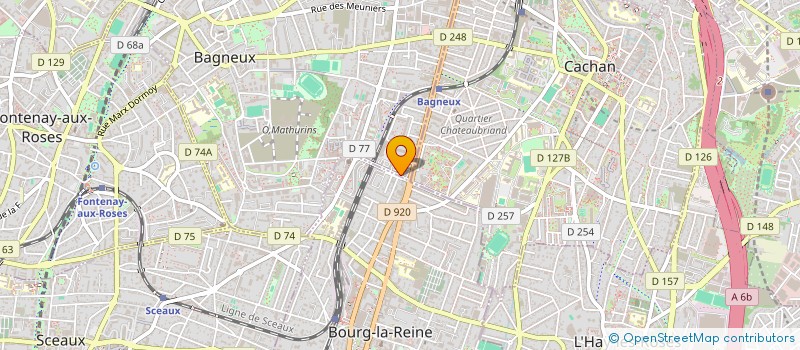 localisation de l'entreprise MADAME GOUNDO DIAWARA à BAGNEUX