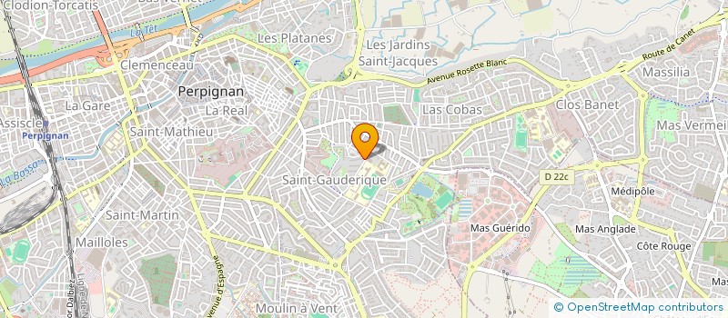 localisation de l'entreprise MADAME GOUNDO KABA  PERPIGNAN