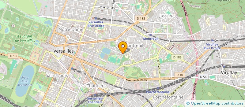 localisation de l'entreprise MADAME GOUNDO NIAKHATE à VERSAILLES