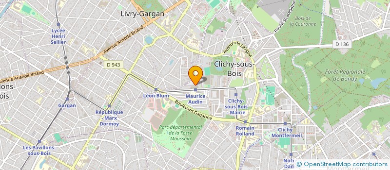 localisation de l'entreprise MADAME GOUNDO SOGONA à CLICHY-SOUS-BOIS