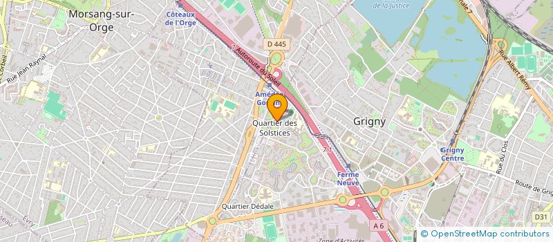 localisation de l'entreprise MADAME GOUNDO TRAORE à GRIGNY