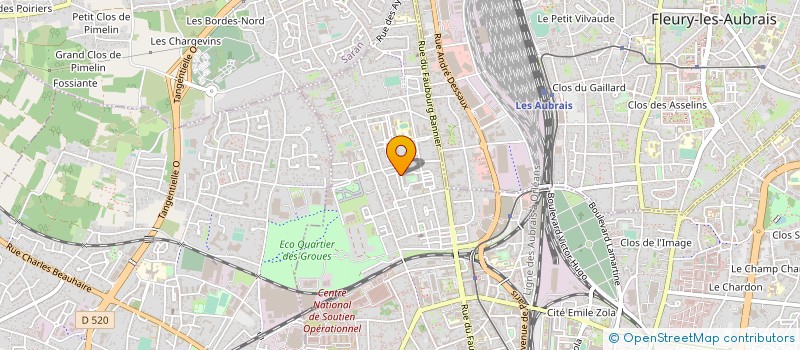 localisation de l'entreprise MADAME GOUNDOBA GUIRASSY à ORLEANS