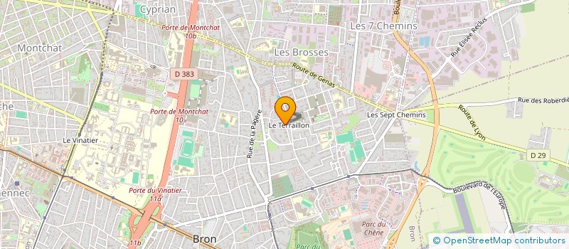 localisation de l'entreprise MADAME GOWSALLIYA SRITHARAN  BRON