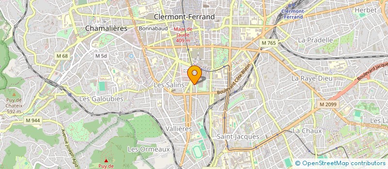 localisation de l'entreprise MADAME GOWTHAMI GUNALAN  CLERMONT-FERRAND