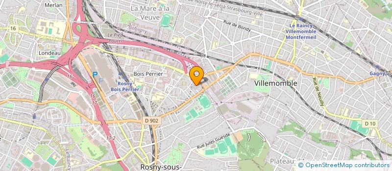 localisation de l'entreprise MADAME GRACA JOSIAS à ROSNY-SOUS-BOIS