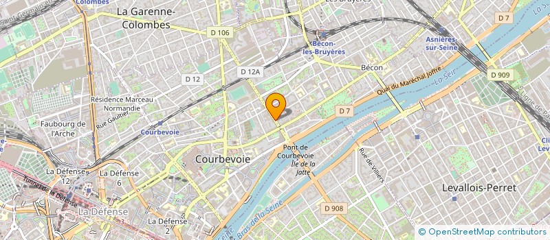 localisation de l'entreprise MADAME GRACE ANDRAOS à COURBEVOIE
