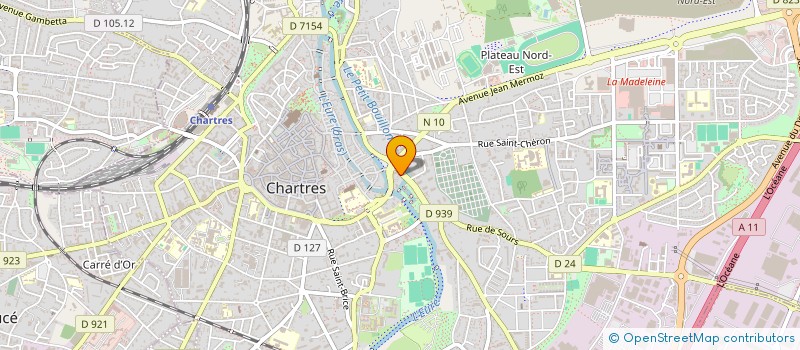localisation de l'entreprise MADAME GRACE BABELA YENGO  CHARTRES