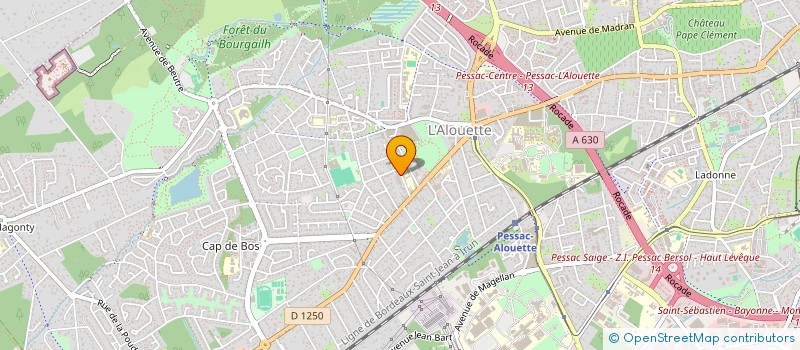 localisation de l'entreprise MADAME GRACE BAZIE à PESSAC