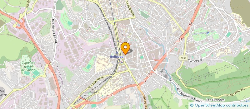 localisation de l'entreprise MADAME GRACE CHARPY  SAINT-ETIENNE