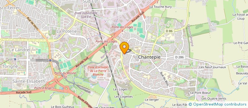 localisation de l'entreprise MADAME GRACE DOS SANTOS VASCO  CHANTEPIE