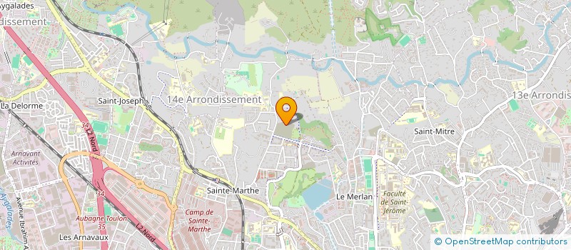 localisation de l'entreprise MADAME GRACE EBOKO MANGA  MARSEILLE