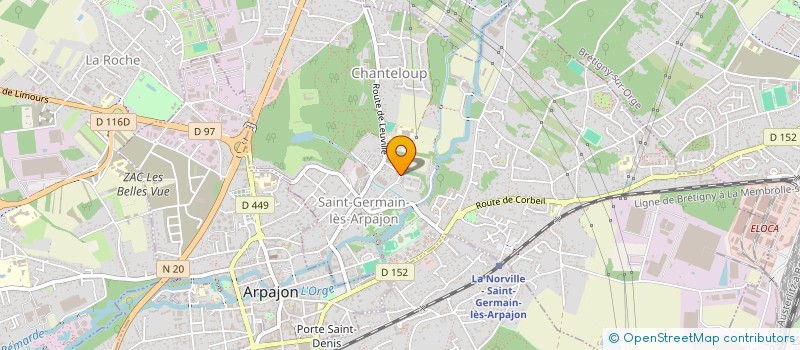 localisation de l'entreprise MADAME GRACE EBOUGOU  SAINT-GERMAIN-LES-ARPAJON