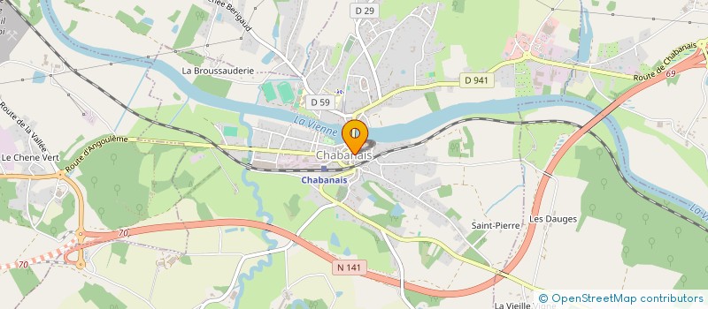 localisation de l'entreprise MADAME GRACE EDWARDS  CHABANAIS