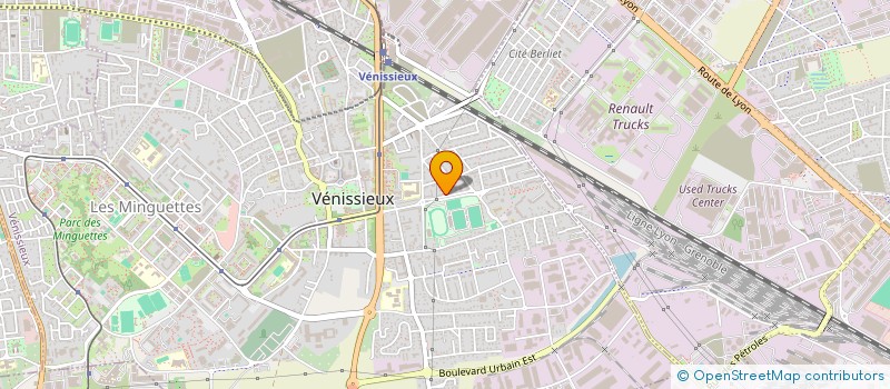 localisation de l'entreprise MADAME GRACE EKHATOR  VENISSIEUX