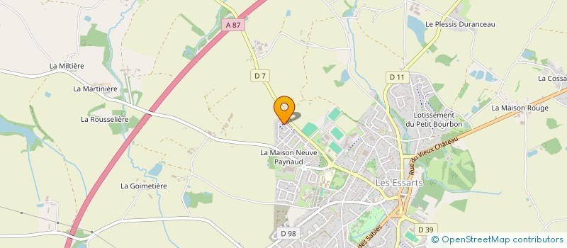 localisation de l'entreprise MADAME GRACE ETONDE MAMBO à ESSARTS-EN-BOCAGE