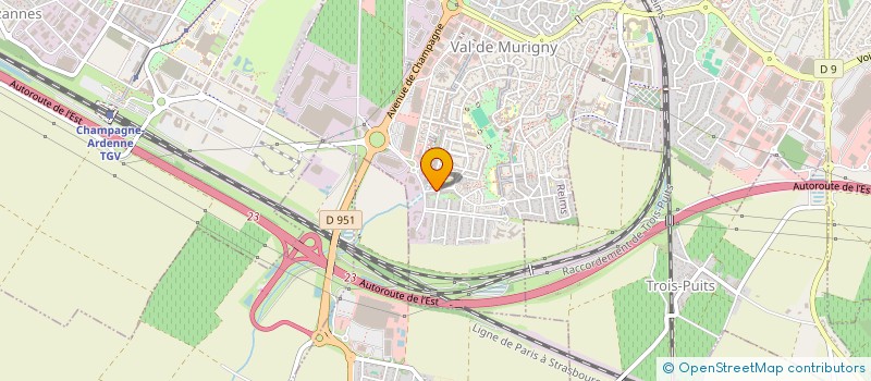 localisation de l'entreprise MADAME GRACE HELENE KEYCIE MOKABI NZINGA  REIMS