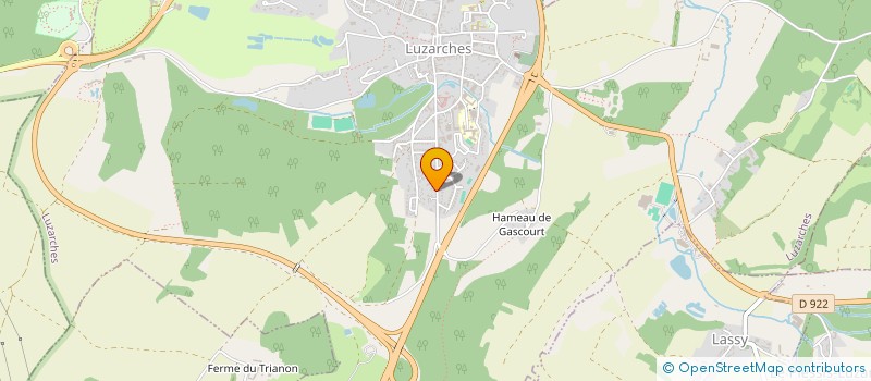 localisation de l'entreprise MADAME GRACE JEOUNG  LUZARCHES