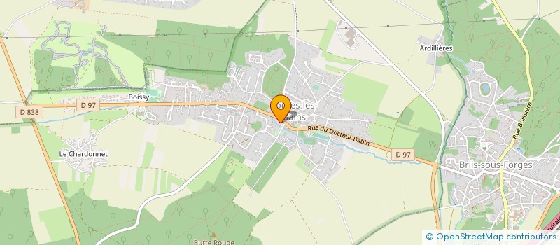 localisation de l'entreprise MADAME GRACE JOUEO  FORGES-LES-BAINS