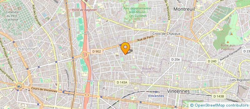 localisation de l'entreprise MADAME GRACE KELLNER VALLI à MONTREUIL