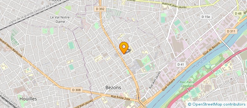 localisation de l'entreprise MADAME GRACE MAYUKULA NDOSIBA  BEZONS