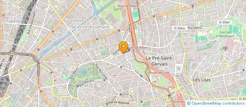 localisation de l'entreprise MADAME GRACE NDENGUE  PARIS