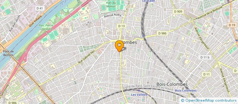 localisation de l'entreprise MADAME GRACE NSHIMIRIMANA à COLOMBES