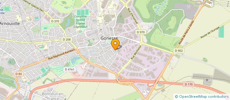 localisation de l'entreprise MADAME GRACE OBAMBI IKOBO à GONESSE