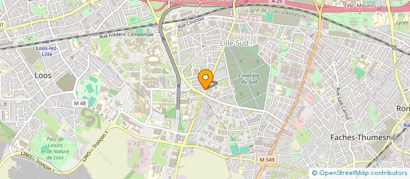 localisation de l'entreprise MADAME GRACE OJOBO  LILLE