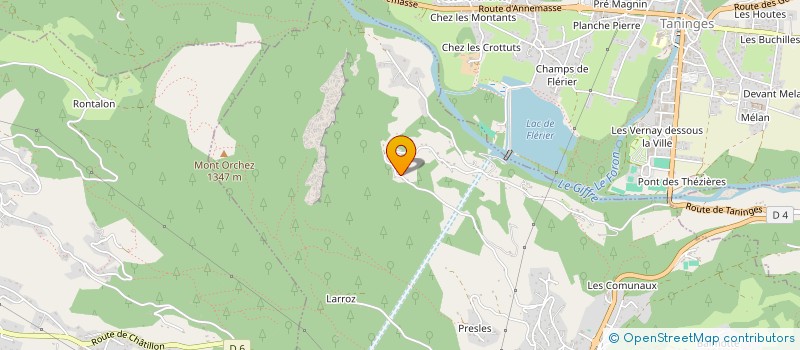 localisation de l'entreprise MADAME GRACE PEREIRA-NEVES  CHATILLON-SUR-CLUSES