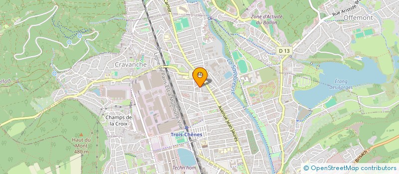 localisation de l'entreprise MADAME GRACE SAHRAOUI  BELFORT