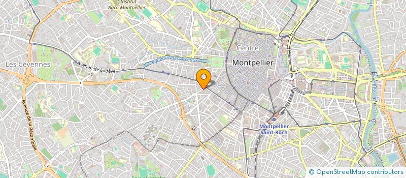 localisation de l'entreprise MADAME GRACE SCHMITT à MONTPELLIER