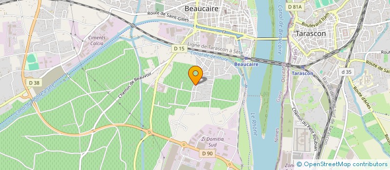 localisation de l'entreprise MADAME GRACE SIMAO  BEAUCAIRE