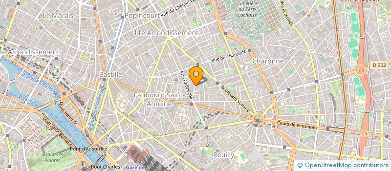 localisation de l'entreprise MADAME GRACE VALERIE FOUDA ABOUGOU  PARIS