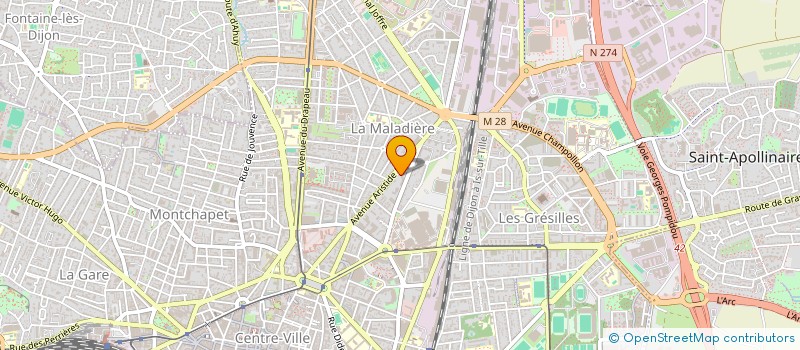 localisation de l'entreprise MADAME GRACIA GAIRE BENDO YANZO à DIJON