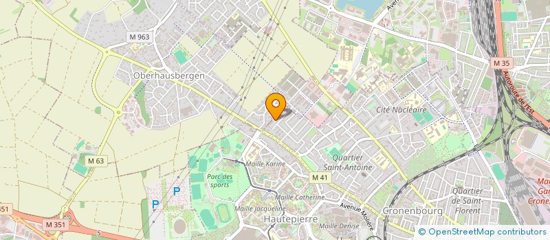 localisation de l'entreprise MADAME GRACIA TEDONE à STRASBOURG