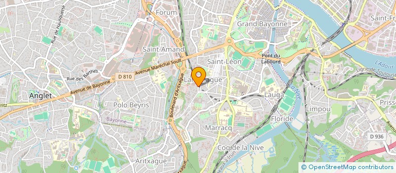 localisation de l'entreprise MADAME GRACIANNE OSPITALETCHE à BAYONNE