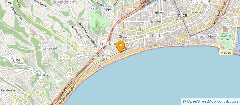 localisation de l'entreprise MADAME GRACIELA BARRETO DIAZ à NICE