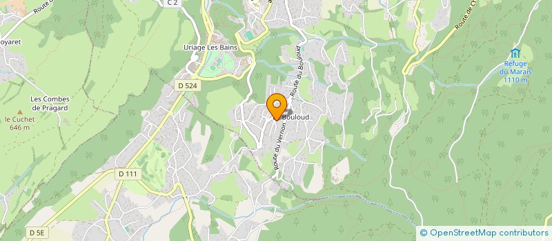 localisation de l'entreprise MADAME GRACIELA NAVEDA  SAINT-MARTIN-D'URIAGE