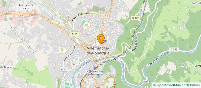 localisation de l'entreprise MADAME GRACIELA ROSSET à VILLEFRANCHE-DE-ROUERGUE