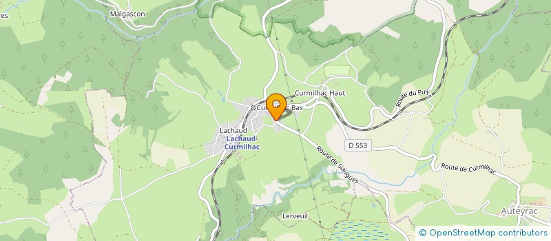 localisation de l'entreprise MADAME GRACIELA SANTOS DA SILVA  BRIOUDE