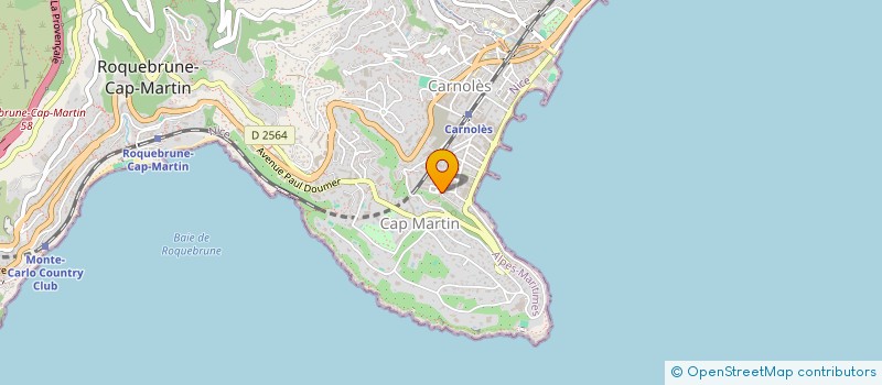 localisation de l'entreprise MADAME GRACIETE DE NEIVA MATOS  ROQUEBRUNE-CAP-MARTIN