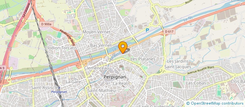 localisation de l'entreprise MADAME GRACIETTE RAPH  PERPIGNAN