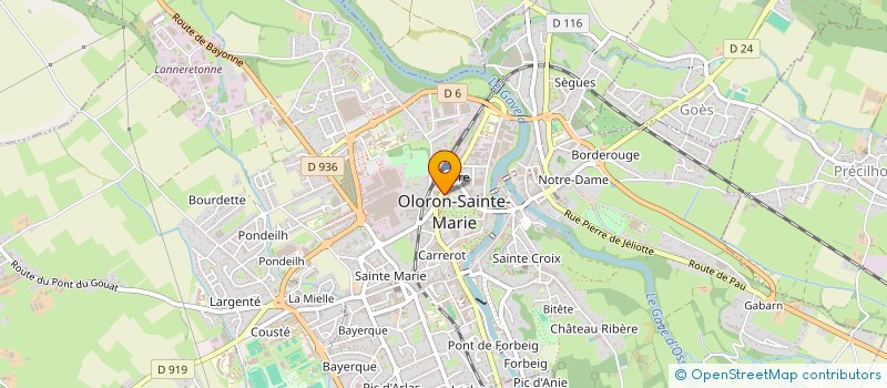 localisation de l'entreprise MADAME GRACIEUSE RASCHETTI à OLORON-SAINTE-MARIE
