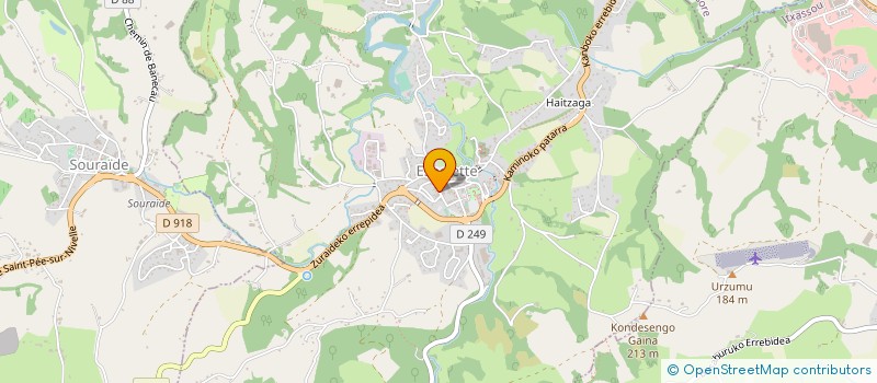 localisation de l'entreprise MADAME GRACIEUSE SALLAGOITY  CAMBO-LES-BAINS