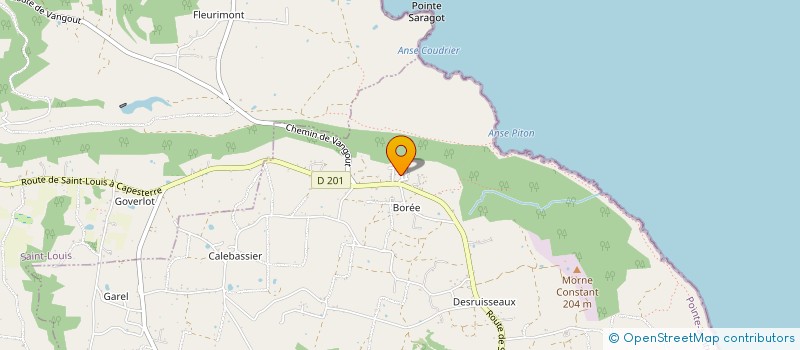 localisation de l'entreprise MADAME GRACIEUSE SOUTENARE à CAPESTERRE-DE-MARIE-GALANTE