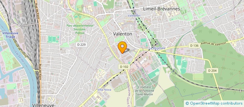 localisation de l'entreprise MADAME GRACY WELO NDJEKA  VALENTON