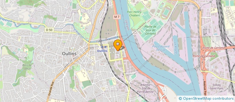 localisation de l'entreprise MADAME GRADIE DISOLOKA MOYENGE  OULLINS-PIERRE-BENITE